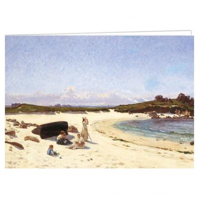 The Artist's Family on the Beach - Emile Isenbart